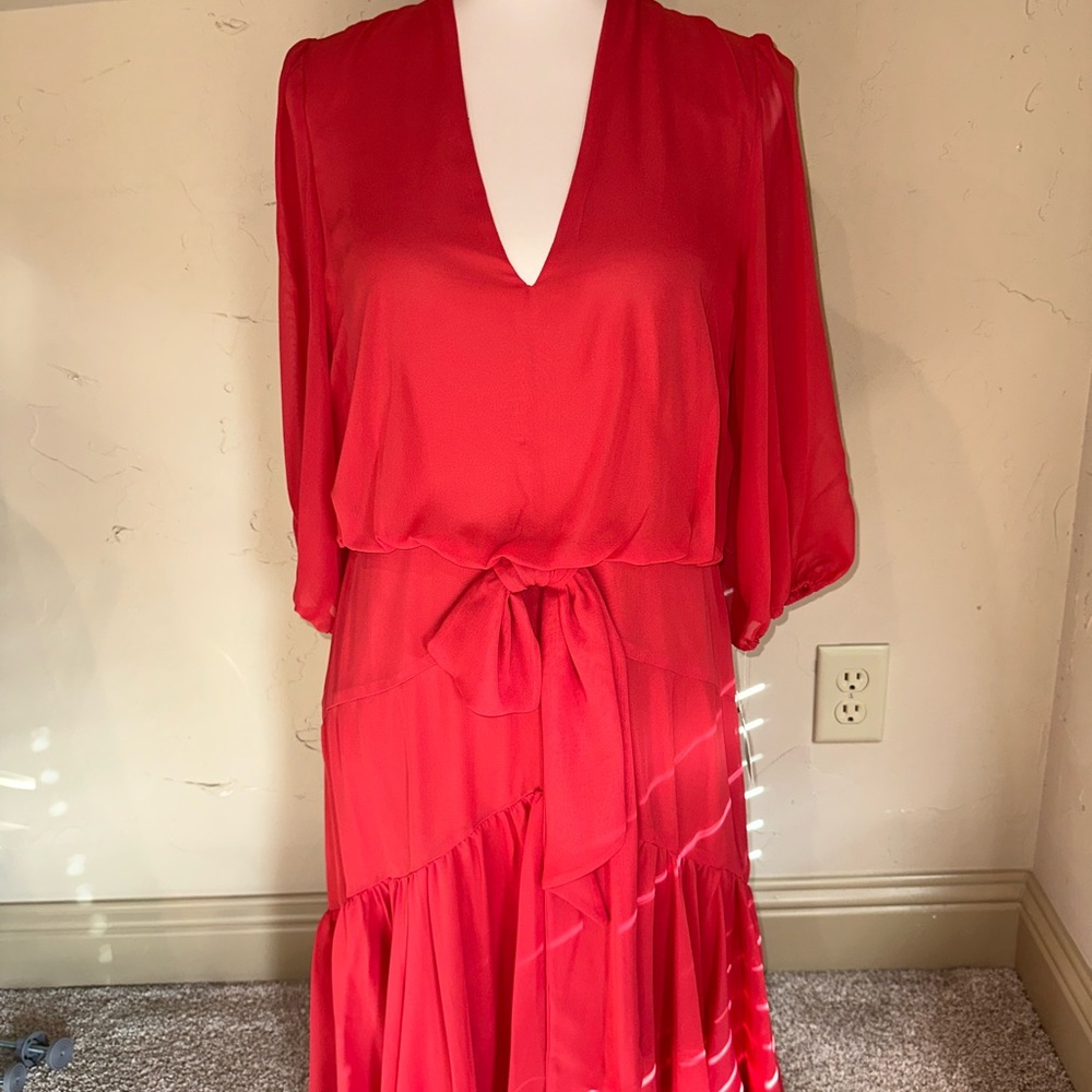 Elegant Red Women's Dress Size 10